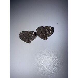 John Hardy SS Kali Heart‎ Monkey Tie Tack Lapel Pin Brooch 925 Sterling Silver